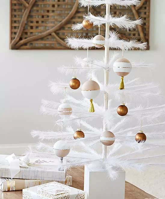 arbol de navidad blanco ideas para decorar, arbol de navidad blanco barato, ,arboles de navidad en blanco y dorado, Ã¡rboles de navidad blanco con dorado