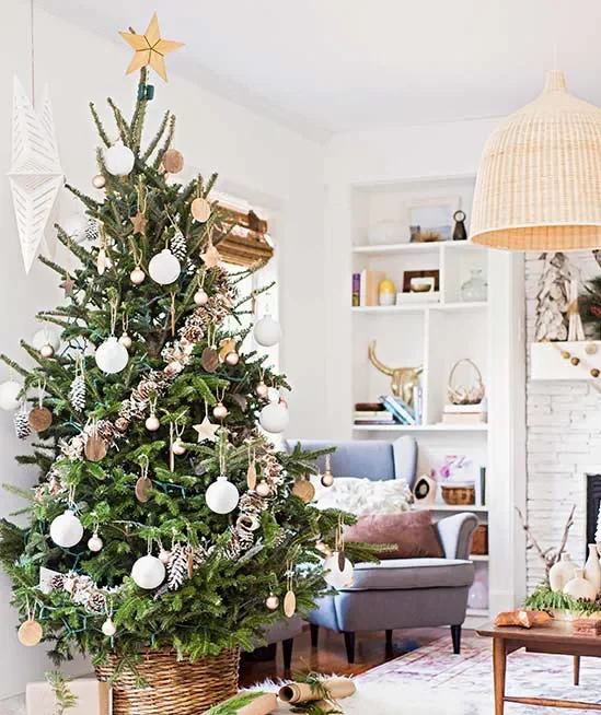 como hacer un Ã¡rbol de navidad sencillo, arbol de navidad decorado sencillo y bonito, arbol de navidad sencillo y elegante