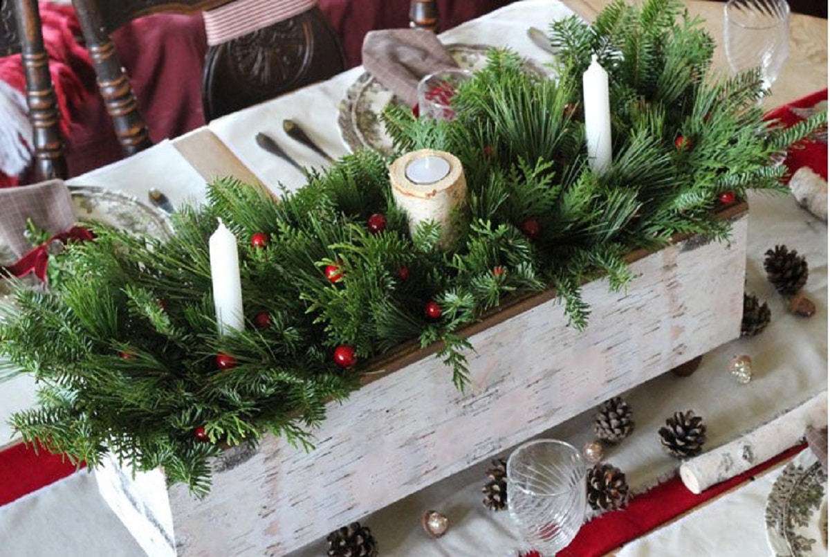 ideas de centro de mesa navideÃ±os, centros de mesa navideÃ±os caseros, como decorar la mesa de navidad con cosas caseras, como decorar una mesa de navidad con poco dinero
