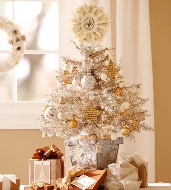 como decorar el arbol de navidad 2022, como decorar el arbol de navidad 2021, arbol de navidad en blanco y dorado, Ã¡rbol de navidad blanco y dorado
