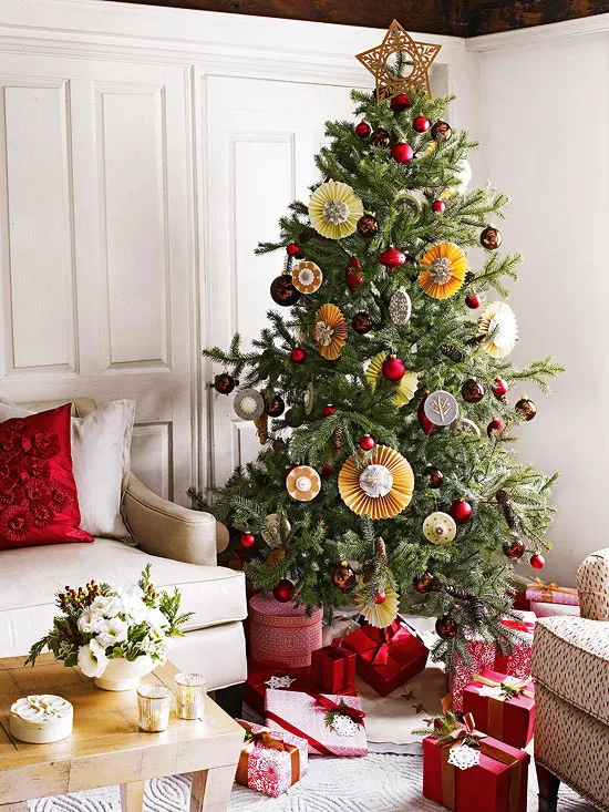 ideas originales para decorar Ã¡rbol de navidad, adornos arbol de navidad originales, adornos echos a mano para arbol de navidad